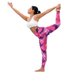 [Luxe Chic] Blush Galactic Yoga Leggings