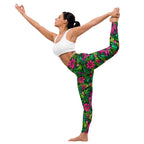 [Floral Bloom] Wild Flora Yoga Leggings