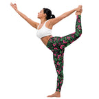 [Floral Bloom] Mystic Flora Yoga Leggings