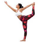 [Floral Bloom] Night Flora Yoga Leggings