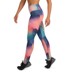 [GeoModa] Cubic Blush Yoga Leggings
