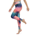 [GeoModa] Cubic Blush Yoga Leggings