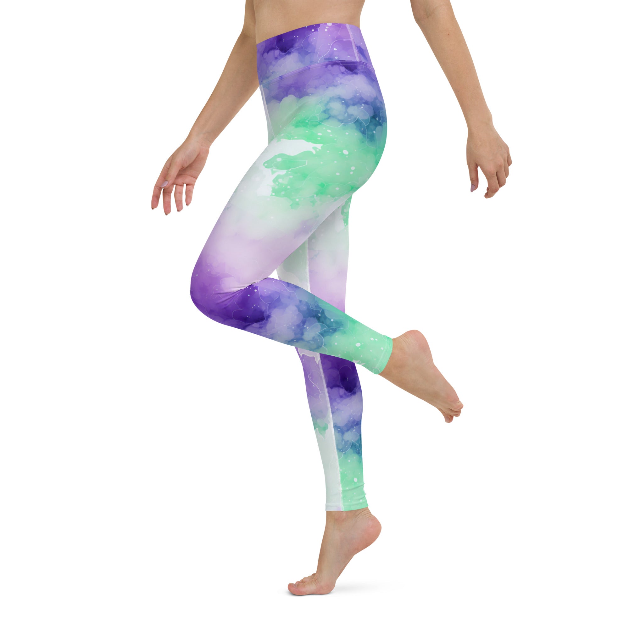 [Luxe Chic] Inky Spill Yoga Leggings