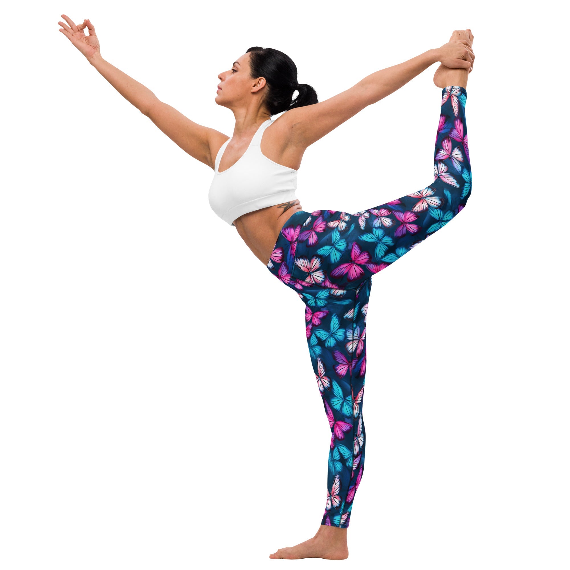 [Wild Side] Butterfly Effect Yoga Leggings