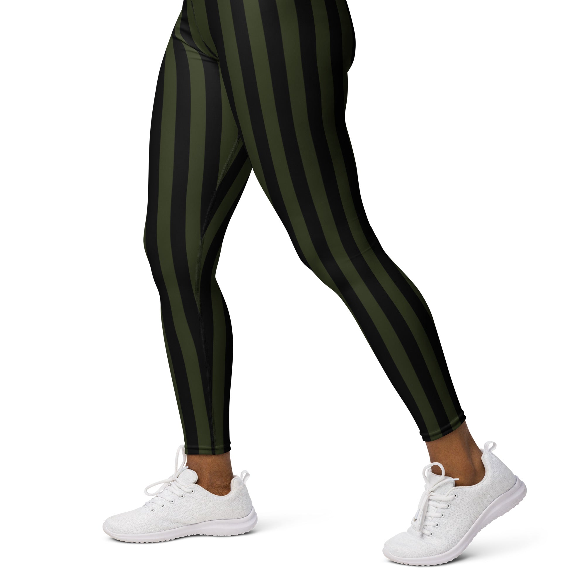 [GeoModa] Military Stripes Yoga Leggings