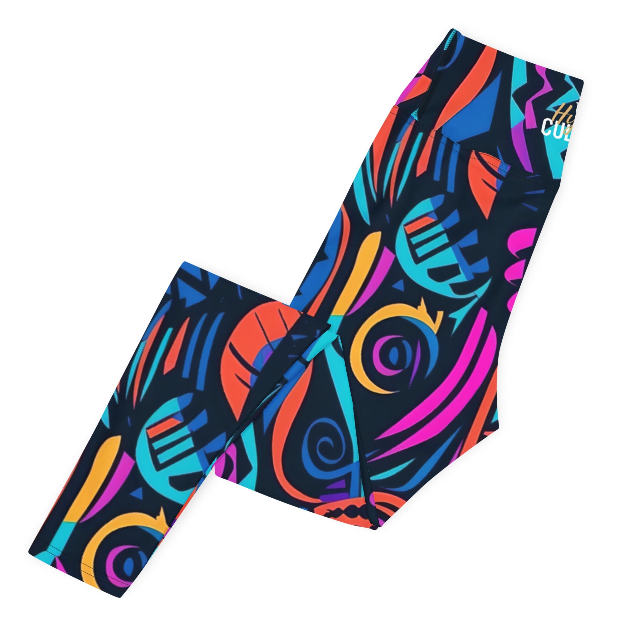 [Gypsy Soul] Neon Expression Yoga Leggings