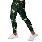 [Luxe Chic] Green Thunder Yoga Leggings