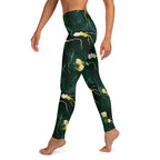 [Luxe Chic] Green Thunder Yoga Leggings