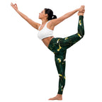 [Luxe Chic] Green Thunder Yoga Leggings