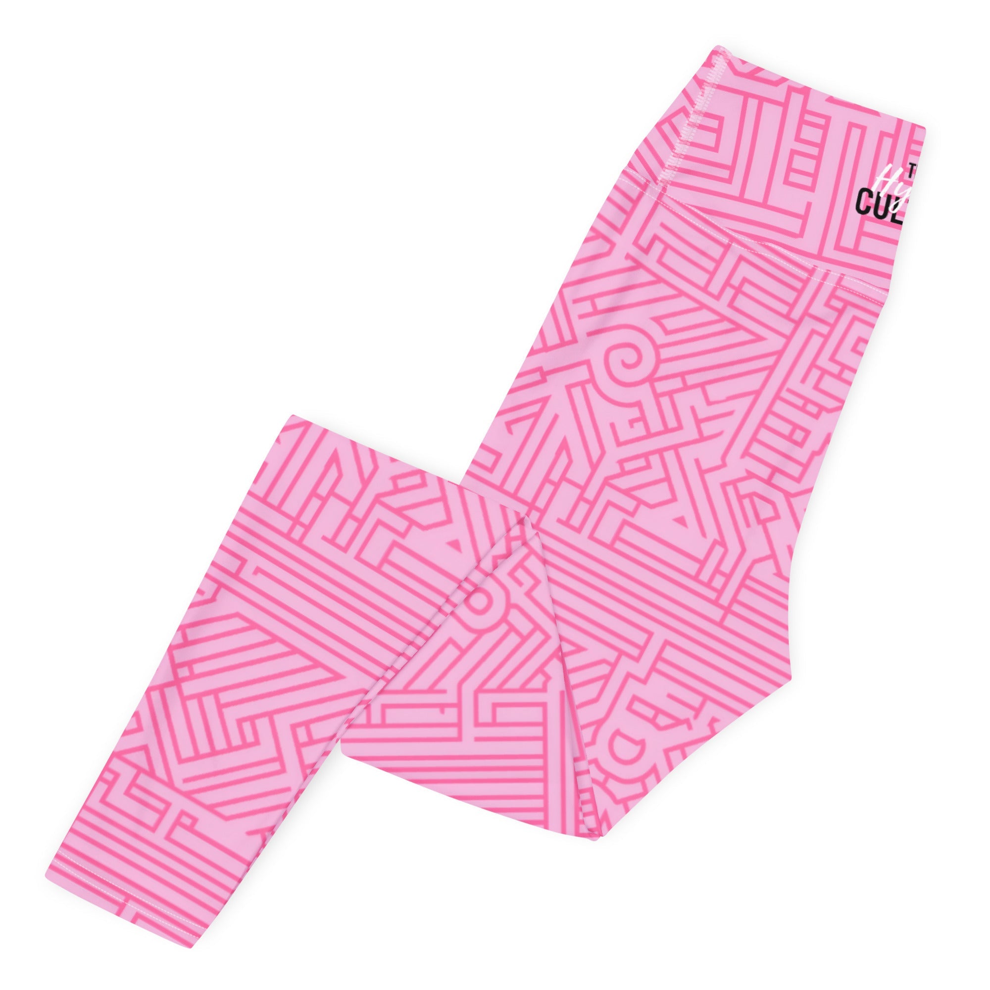 [GeoModa] Bubblegum Puzzle Yoga Leggings