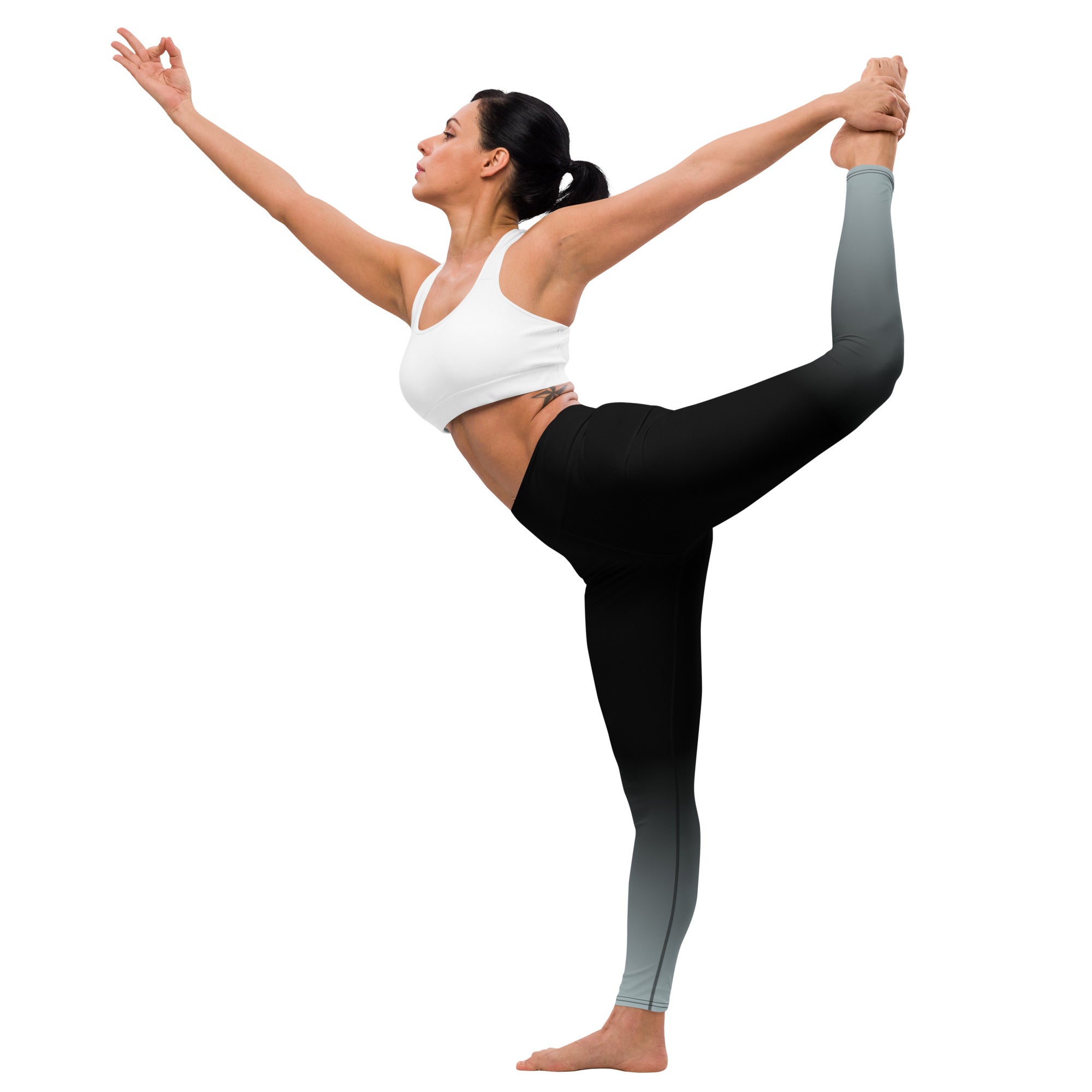 [THC Basics] Midnight Chrome Yoga Leggings