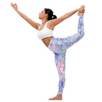 [Floral Bloom] Dahlia Gloom Yoga Leggings
