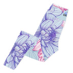 [Floral Bloom] Dahlia Gloom Yoga Leggings