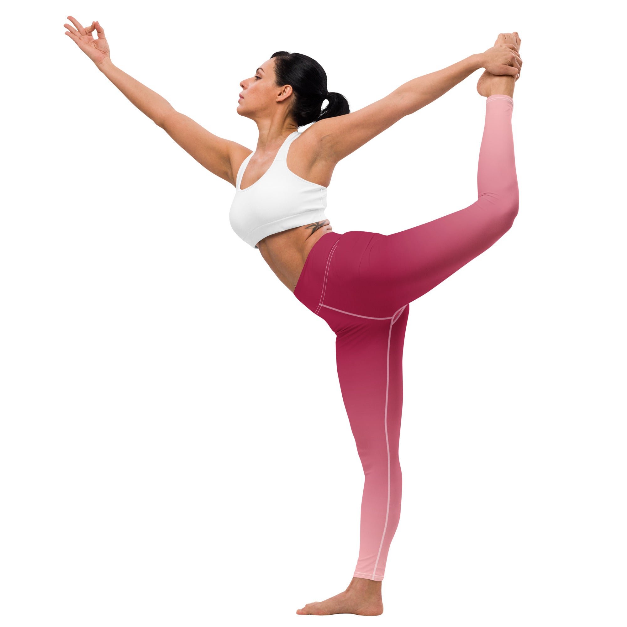 [THC Basics] Peachy Crimson Yoga Leggings