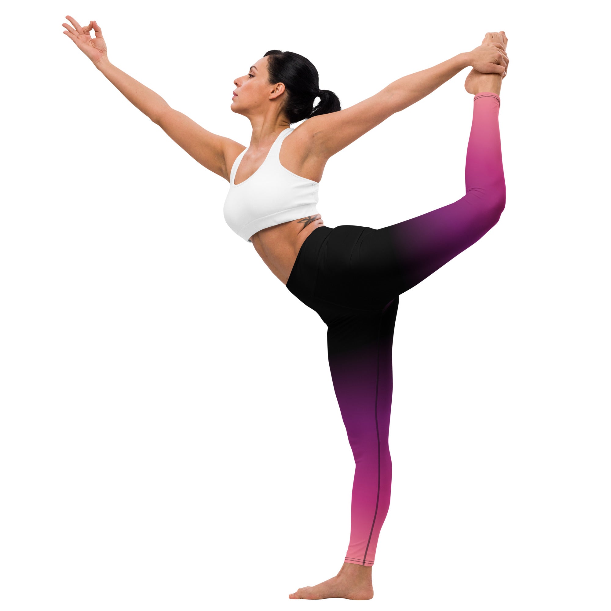 [THC Basics] Pink Eclipse Yoga Leggings