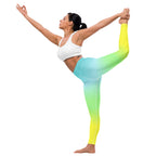 [THC Basics] Tropical Wave Yoga Leggings