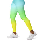 [THC Basics] Tropical Wave Yoga Leggings