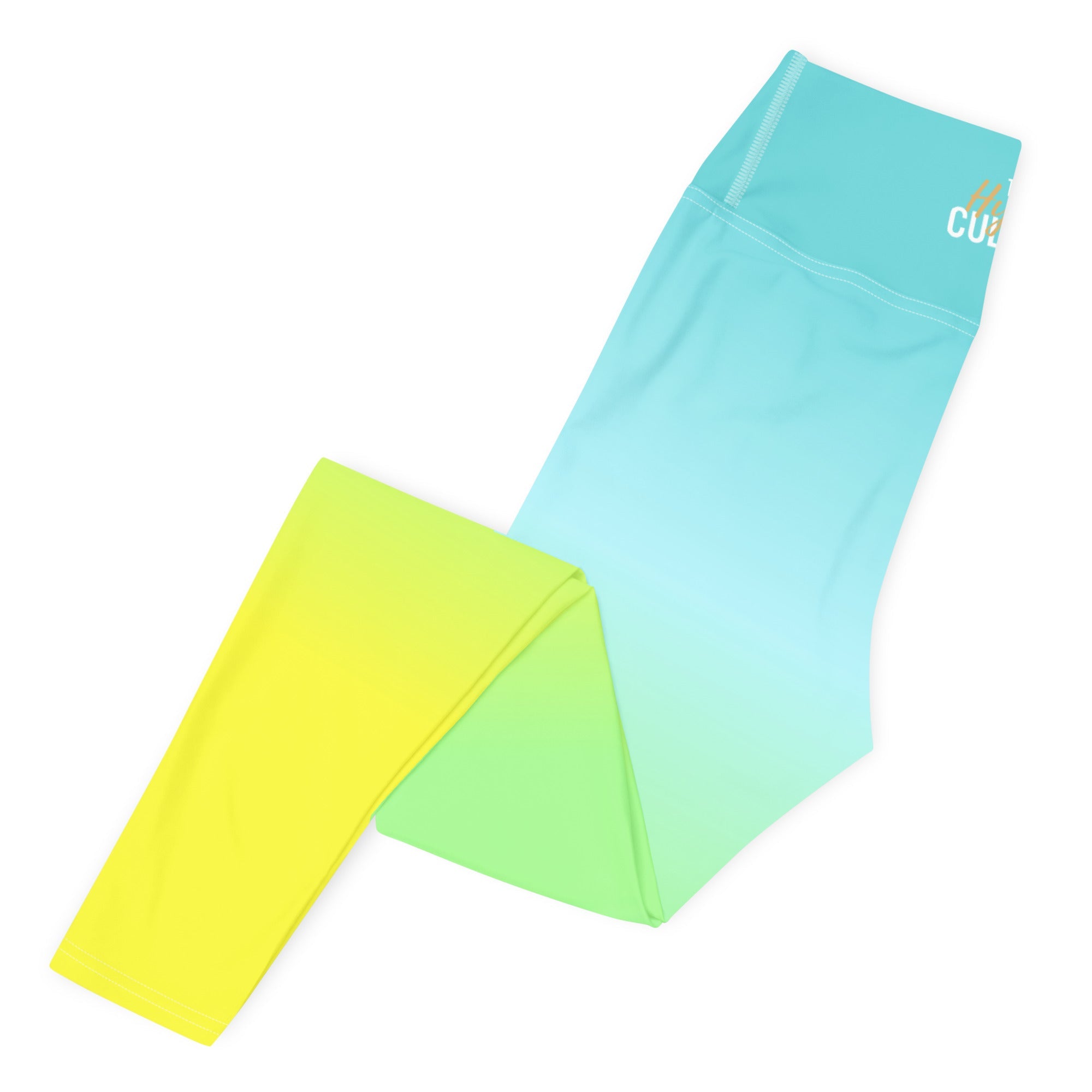 [THC Basics] Tropical Wave Yoga Leggings