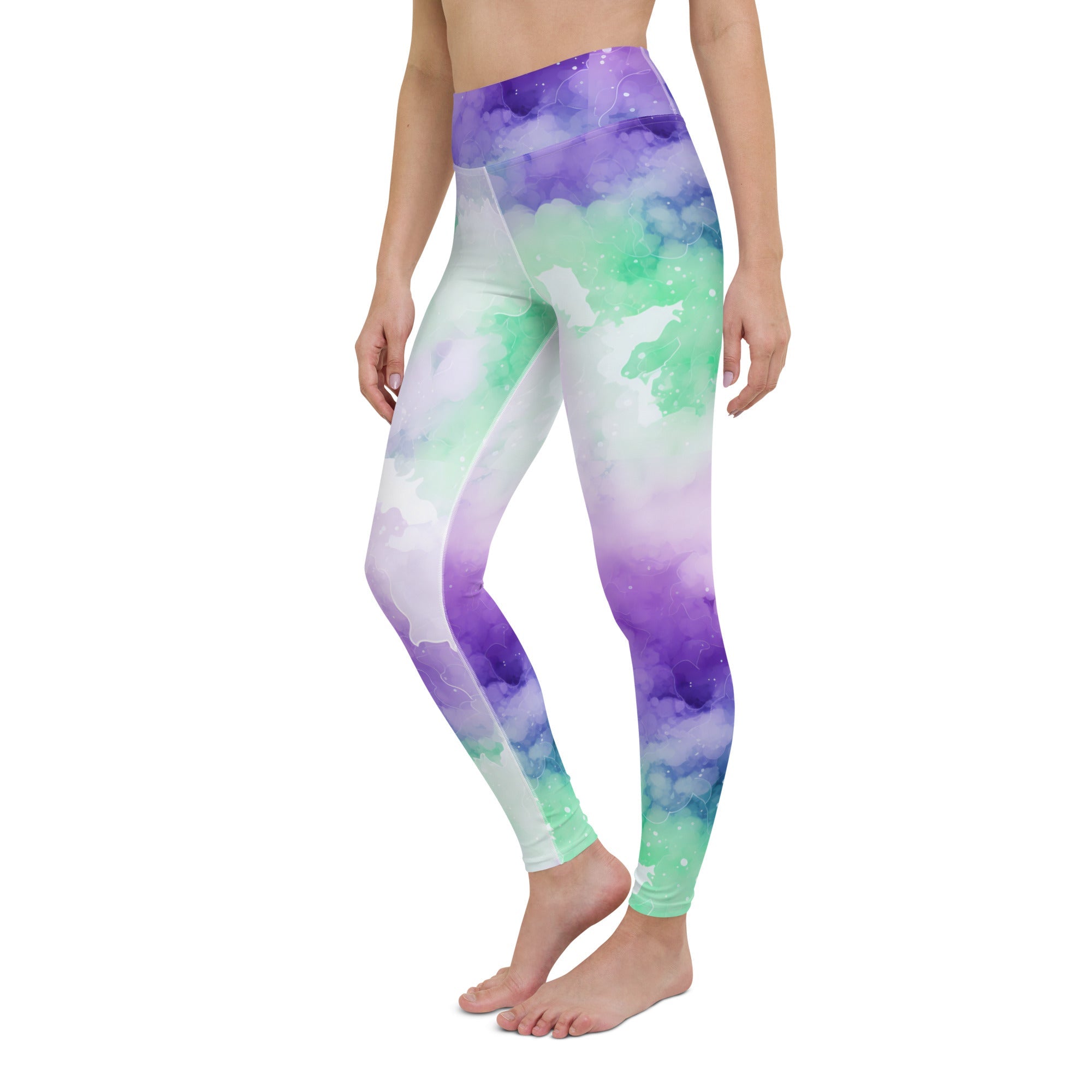 [Luxe Chic] Inky Spill Yoga Leggings