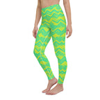 [GeoModa] Lemon Zest Yoga Leggings