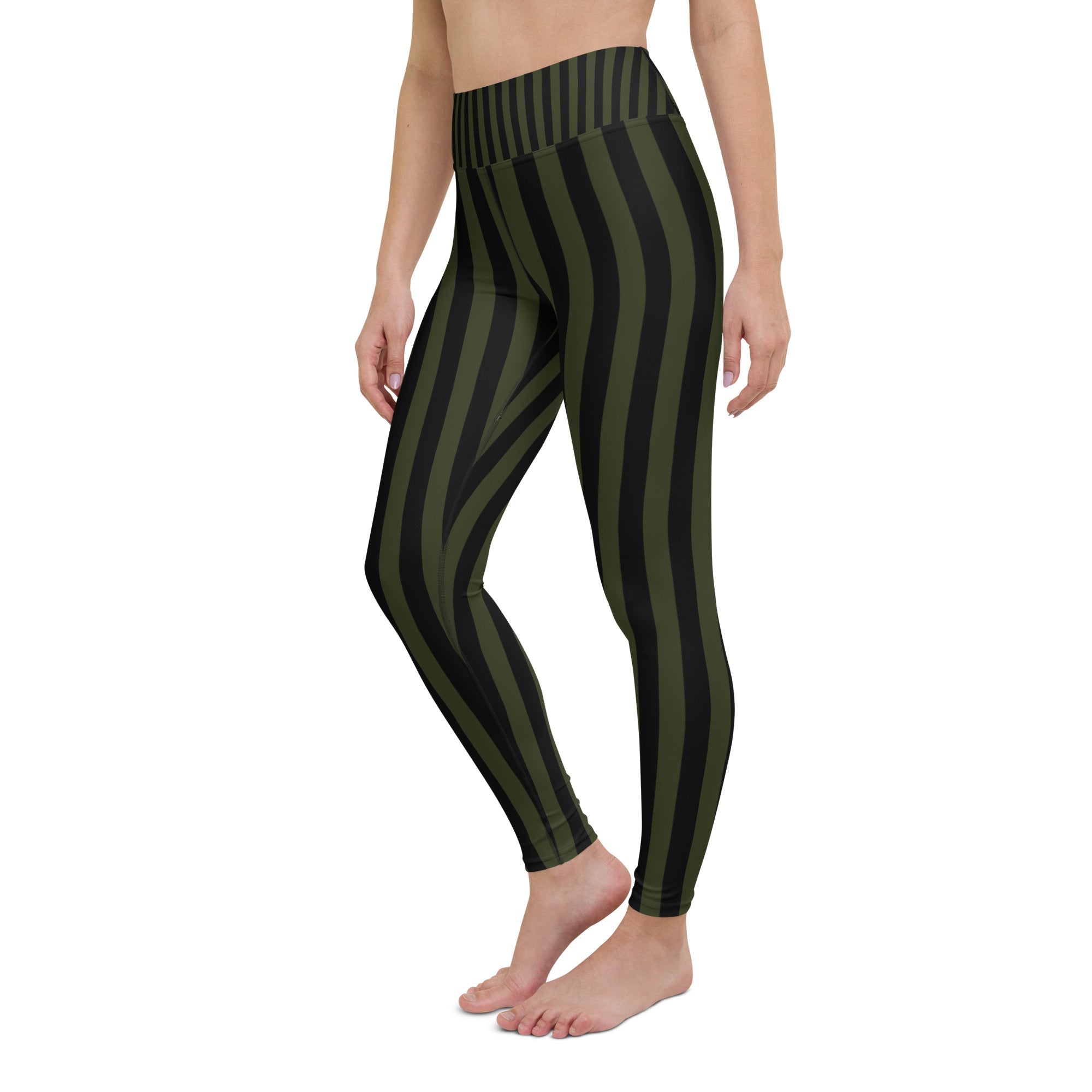 [GeoModa] Military Stripes Yoga Leggings