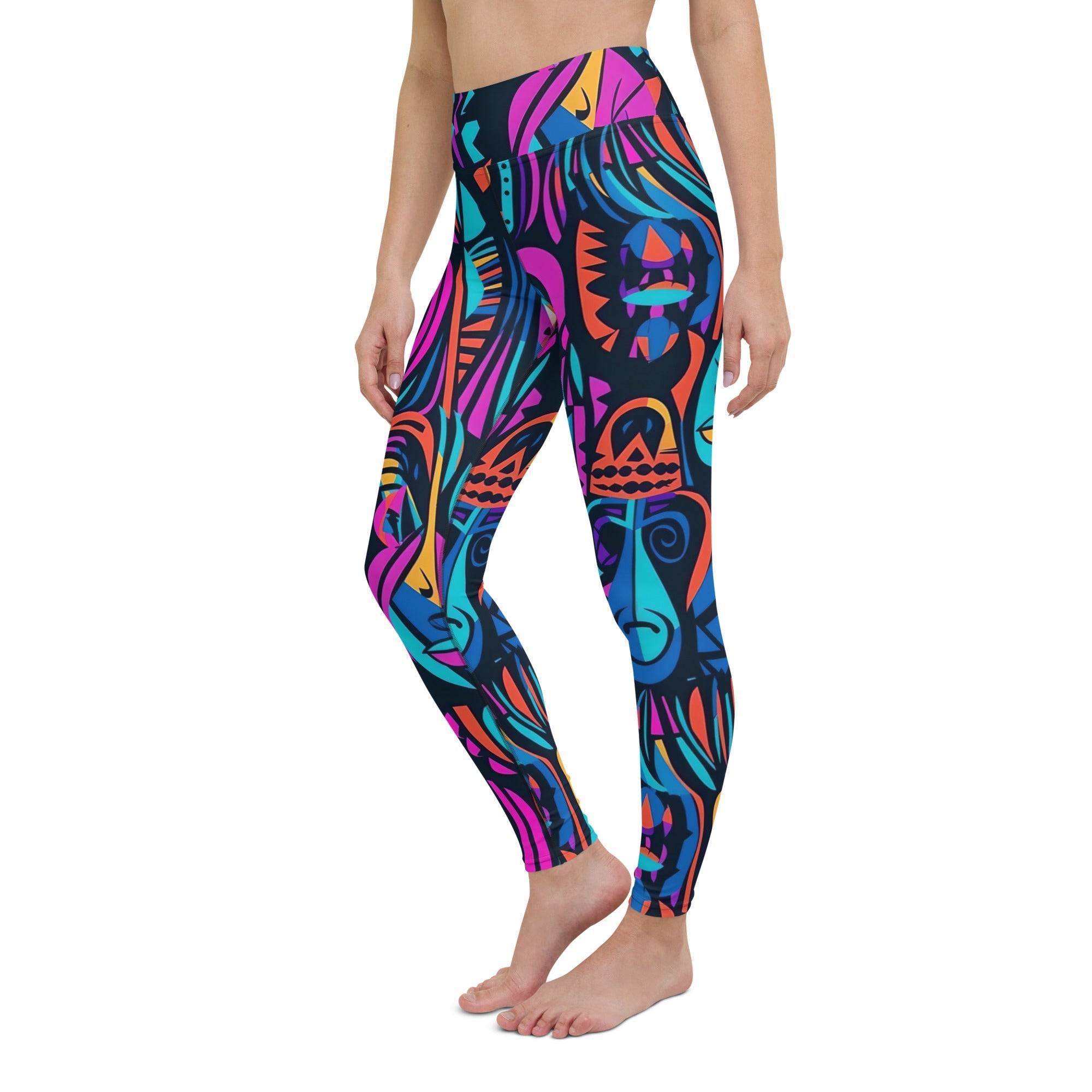 [Gypsy Soul] Neon Expression Yoga Leggings