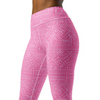 [GeoModa] Bubblegum Puzzle Yoga Leggings