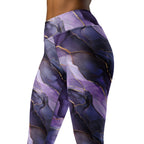[Luxe Chic] Amethyst Gleam Yoga Leggings