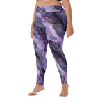 [Luxe Chic] Amethyst Gleam Yoga Leggings