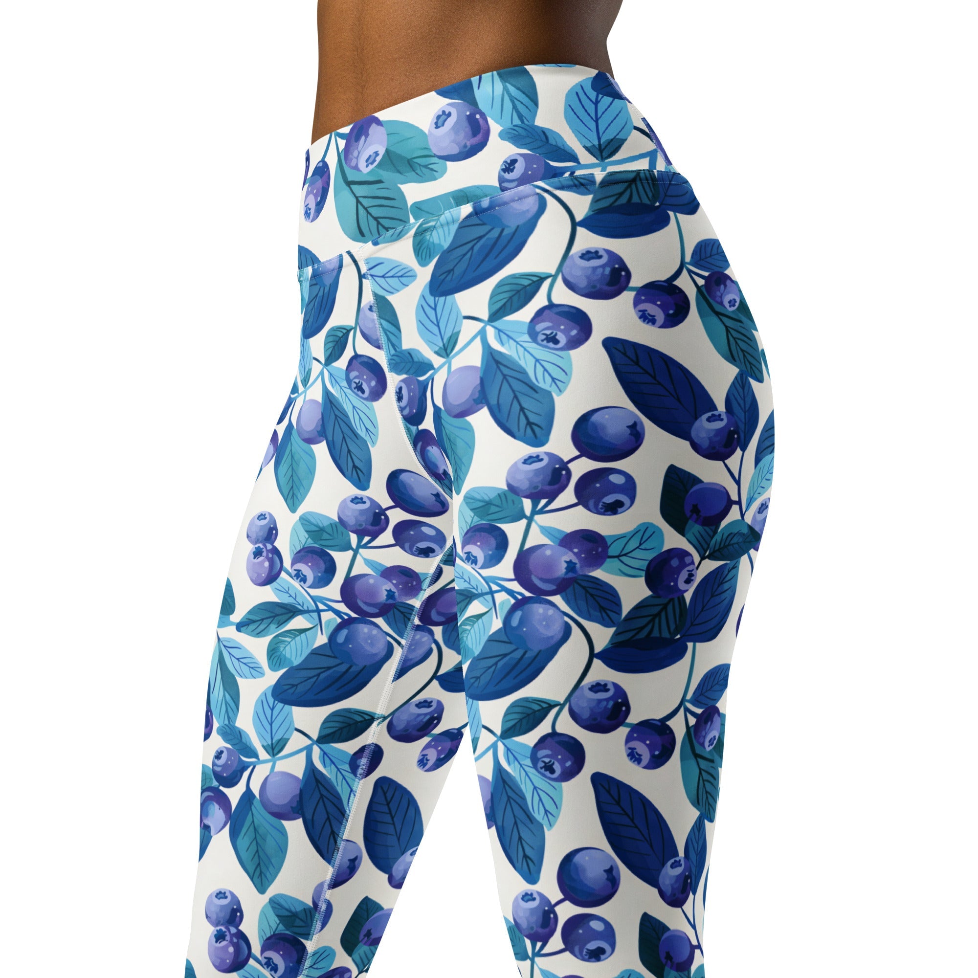 [Fruitilicious] Berry Kissed Yoga Leggings