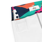 [GeoModa] Digital Chaos Yoga Leggings