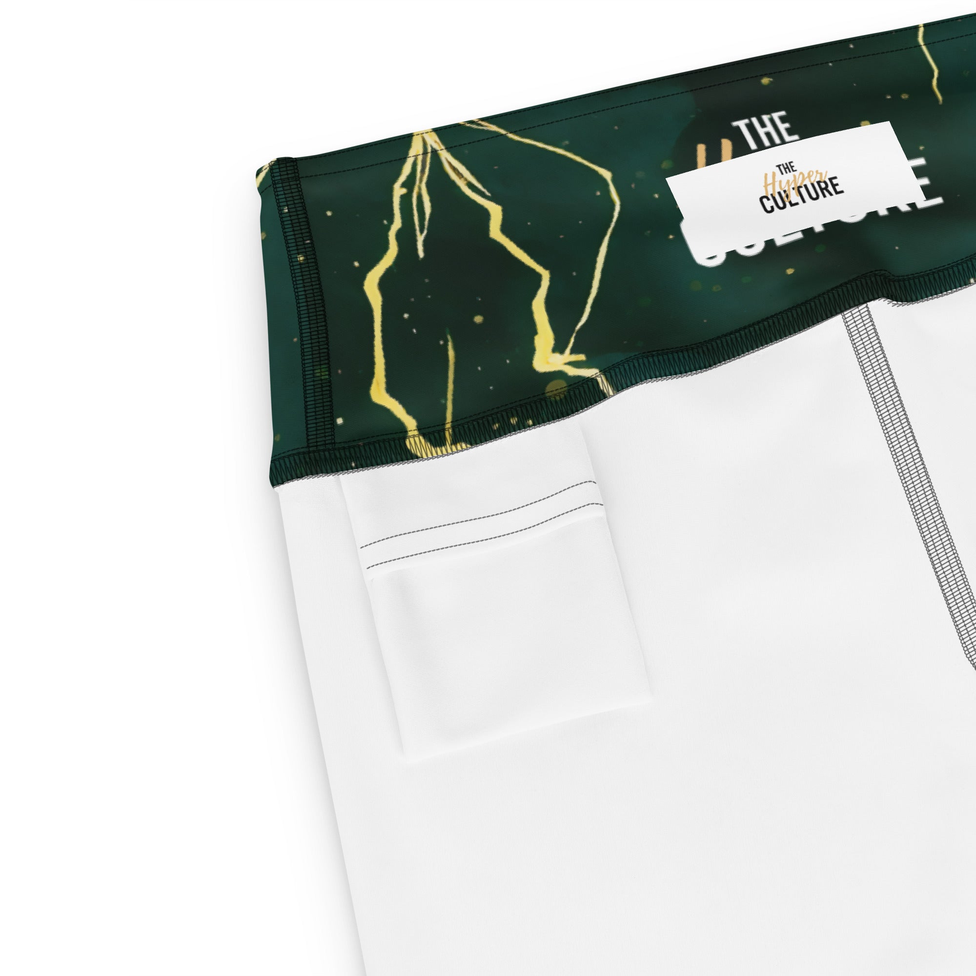 [Luxe Chic] Green Thunder Yoga Leggings