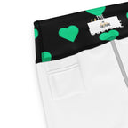 [GeoModa] Minted Heart Yoga Leggings