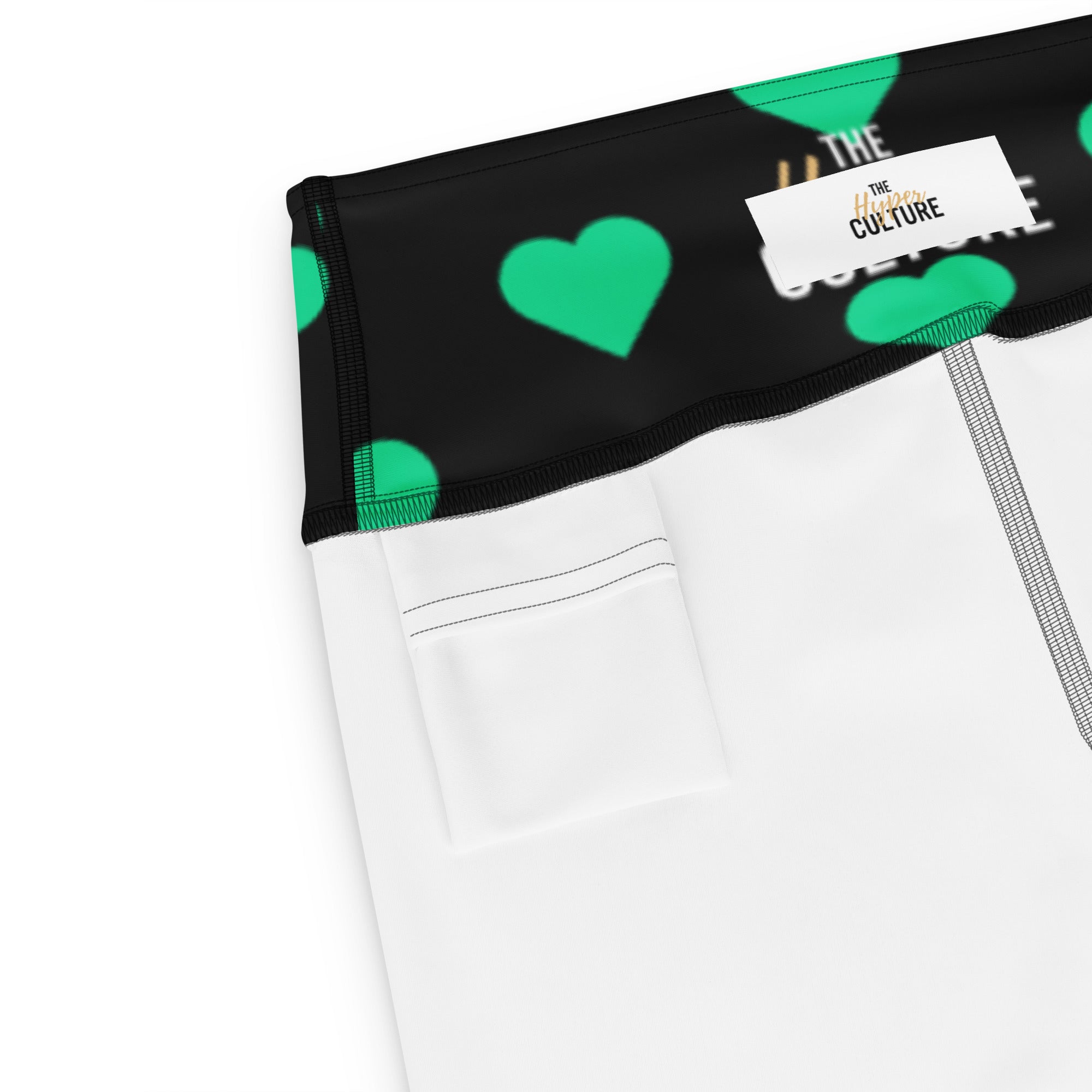 [GeoModa] Minted Heart Yoga Leggings