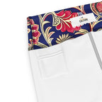 [Floral Bloom] Ruby Heritage Yoga Leggings