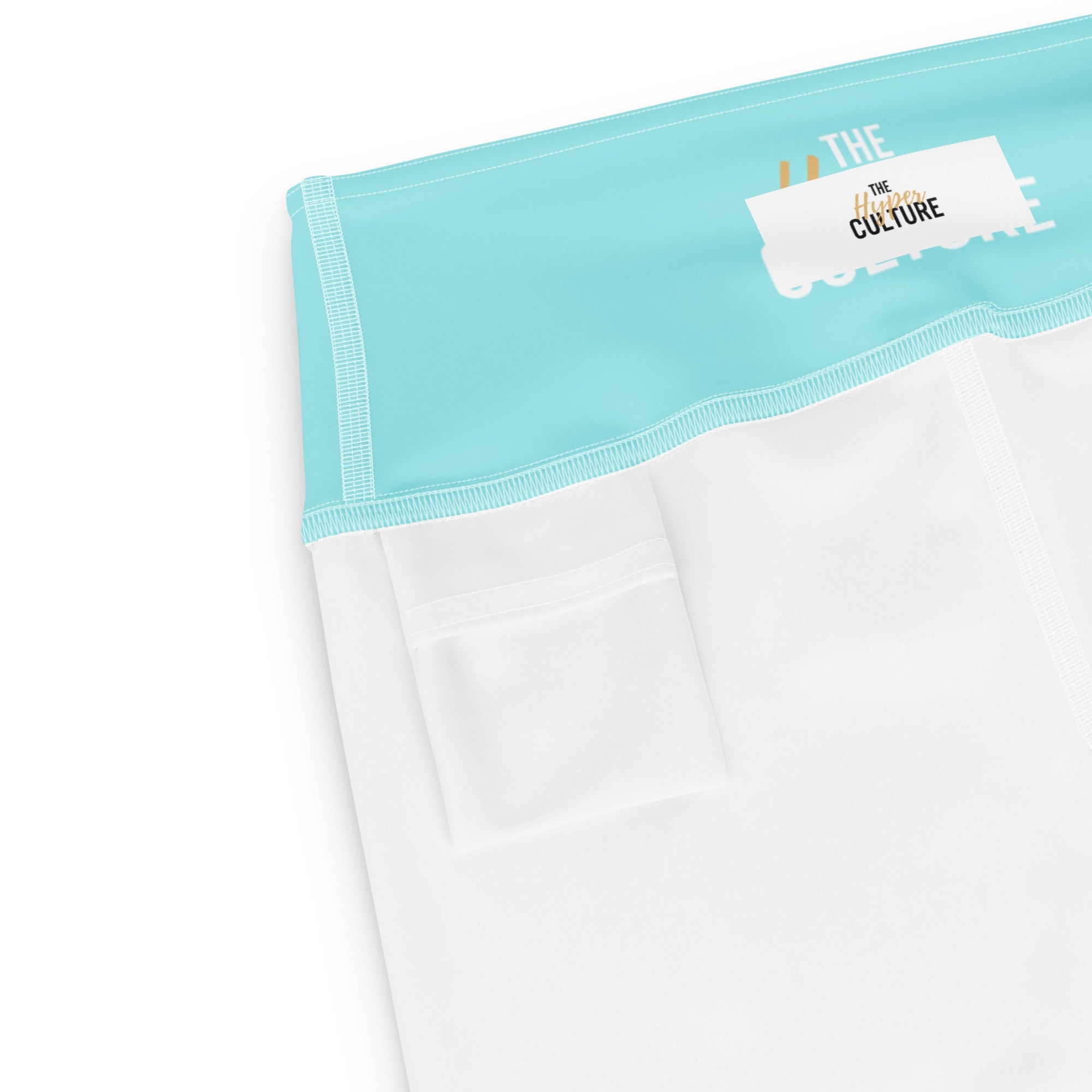 [THC Basics] Frosted Cyan Yoga Leggings