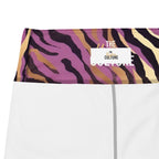 [Wild Side] Purple Stripie Yoga Leggings