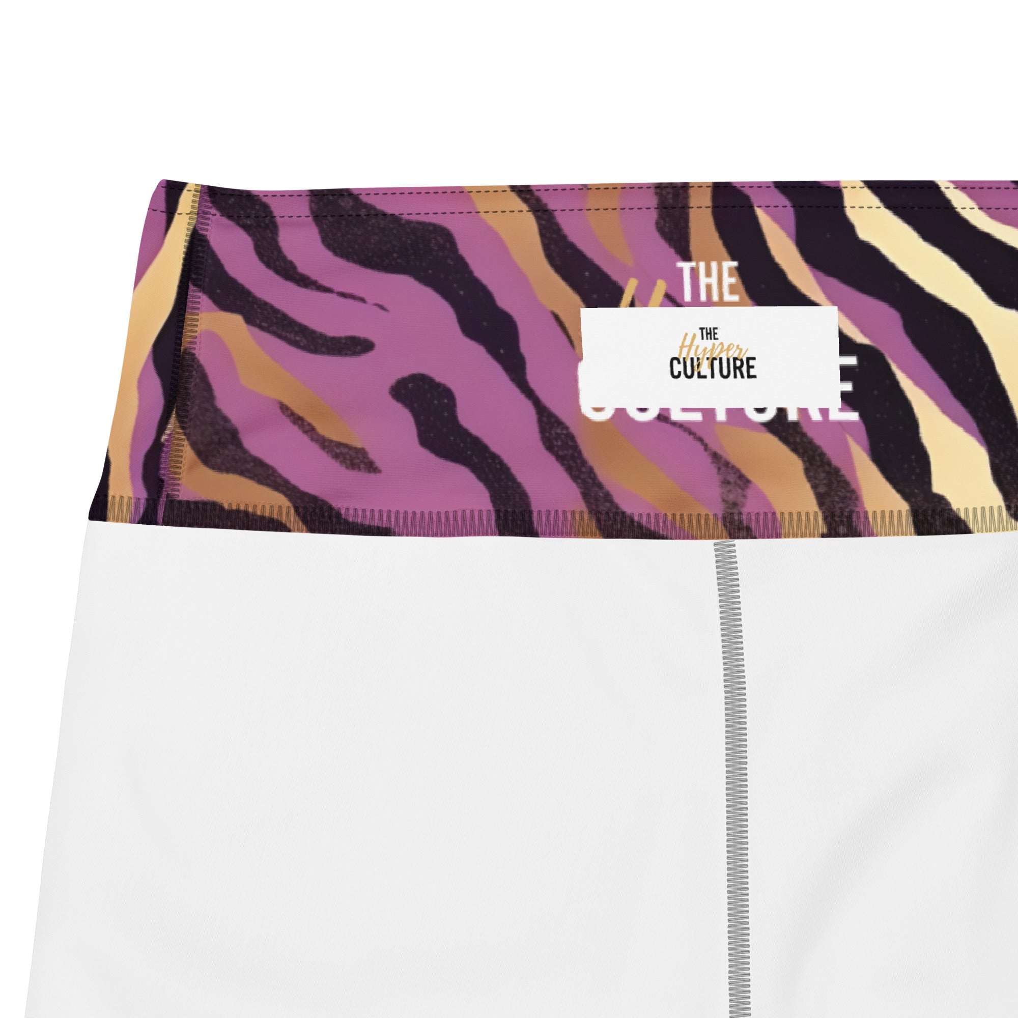 [Wild Side] Purple Stripie Yoga Leggings