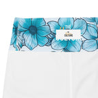 [Floral Bloom] Blue Mystique Yoga Leggings