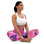 [Luxe Chic] Blush Galactic Yoga Leggings