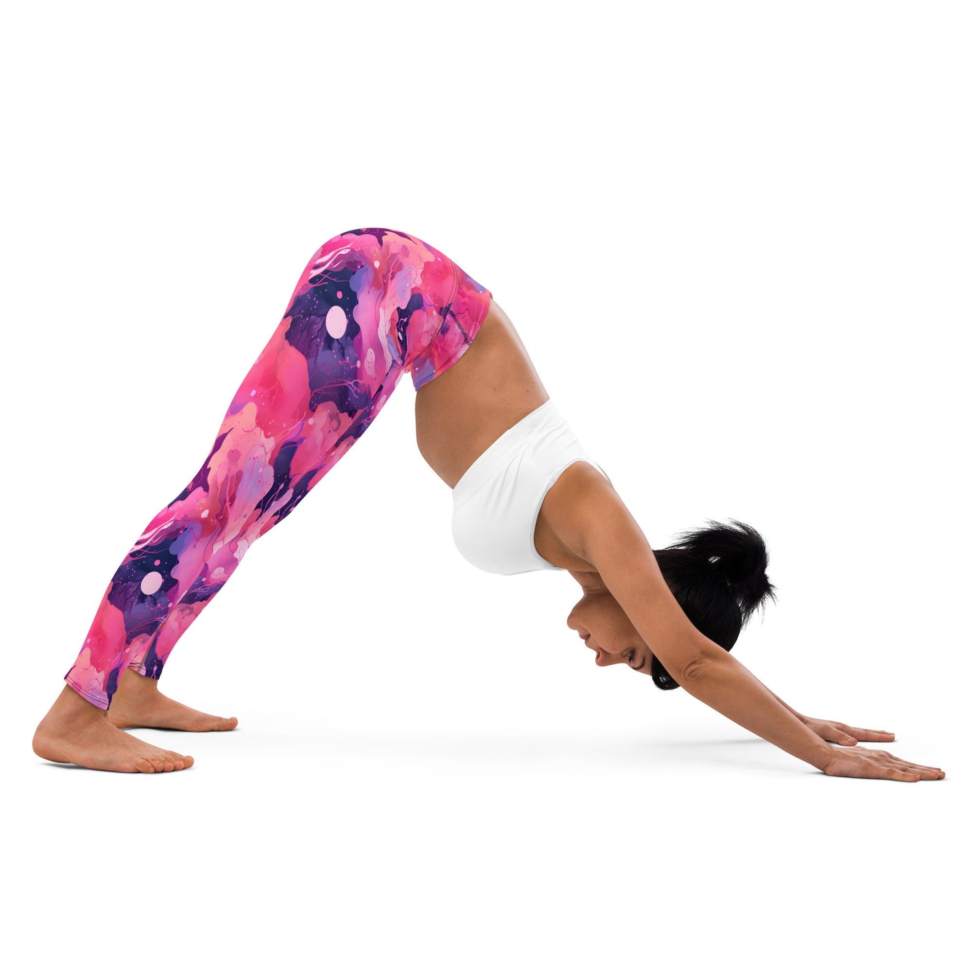 [Luxe Chic] Blush Galactic Yoga Leggings
