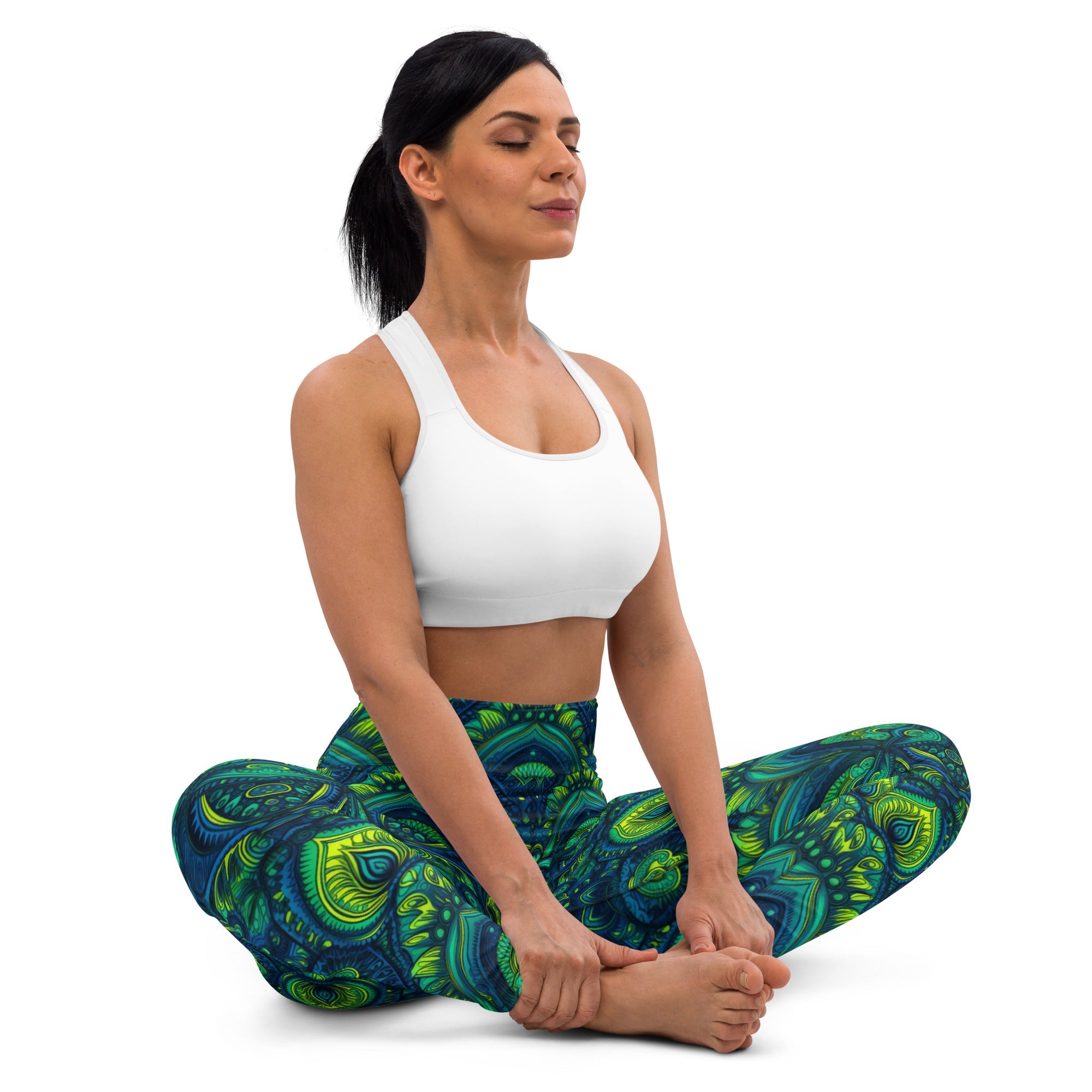 [Luxe Chic] Aqua Nouveau Yoga Leggings