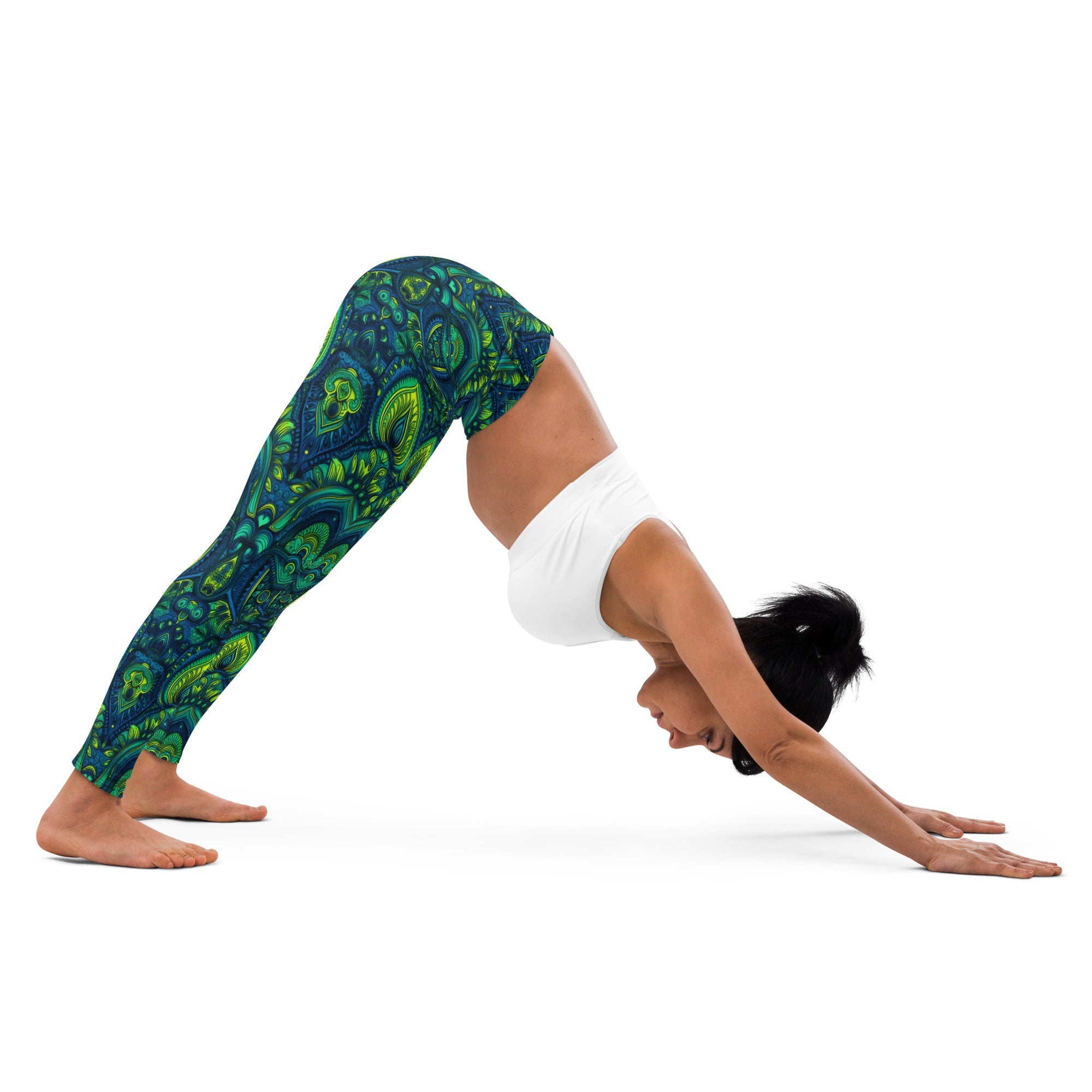 [Luxe Chic] Aqua Nouveau Yoga Leggings