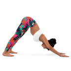 [GeoModa] Digital Chaos Yoga Leggings