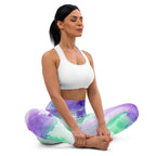 [Luxe Chic] Inky Spill Yoga Leggings