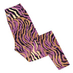 [Wild Side] Purple Stripie Yoga Leggings