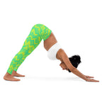 [GeoModa] Lemon Zest Yoga Leggings