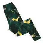 [Luxe Chic] Green Thunder Yoga Leggings