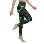 [Luxe Chic] Green Thunder Yoga Leggings