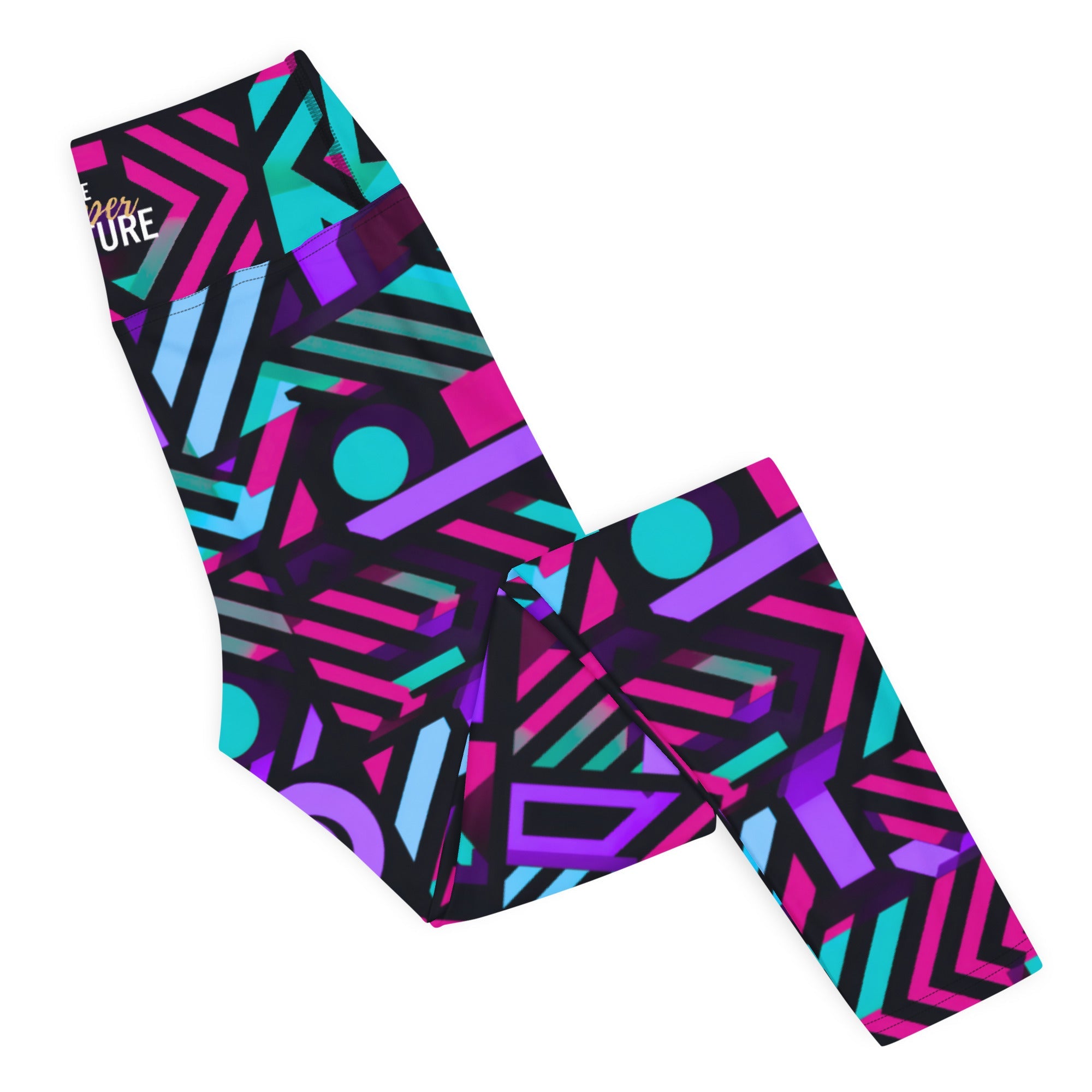 [GeoModa] Poly Pizzazz Yoga Leggings